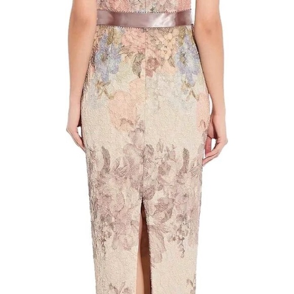 Adrianna Papell Floral Lace Maxi Dress - Picture 2 of 3